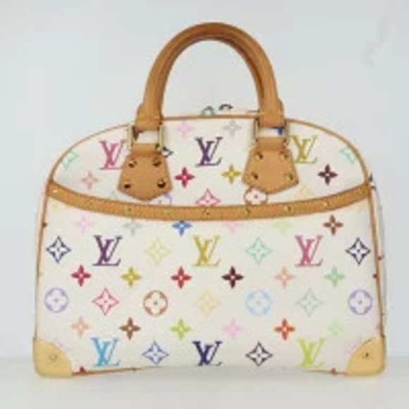 Louis Vuitton Handbags - Louis Vuitton Trouville Multicolor Blanc White Handbag Monogram Multi White k